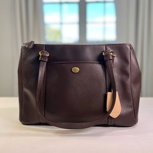 Coach Peyton Leather Jordan Carryall